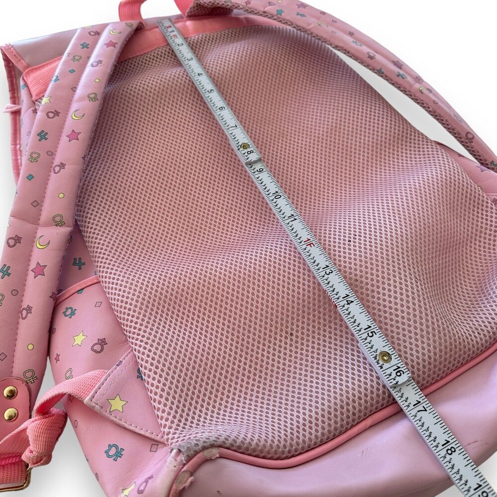 Sailor Moon Pink School Backpack Luna Large 17”X14” In the Name Of The Moon - Picture 6 of 16
